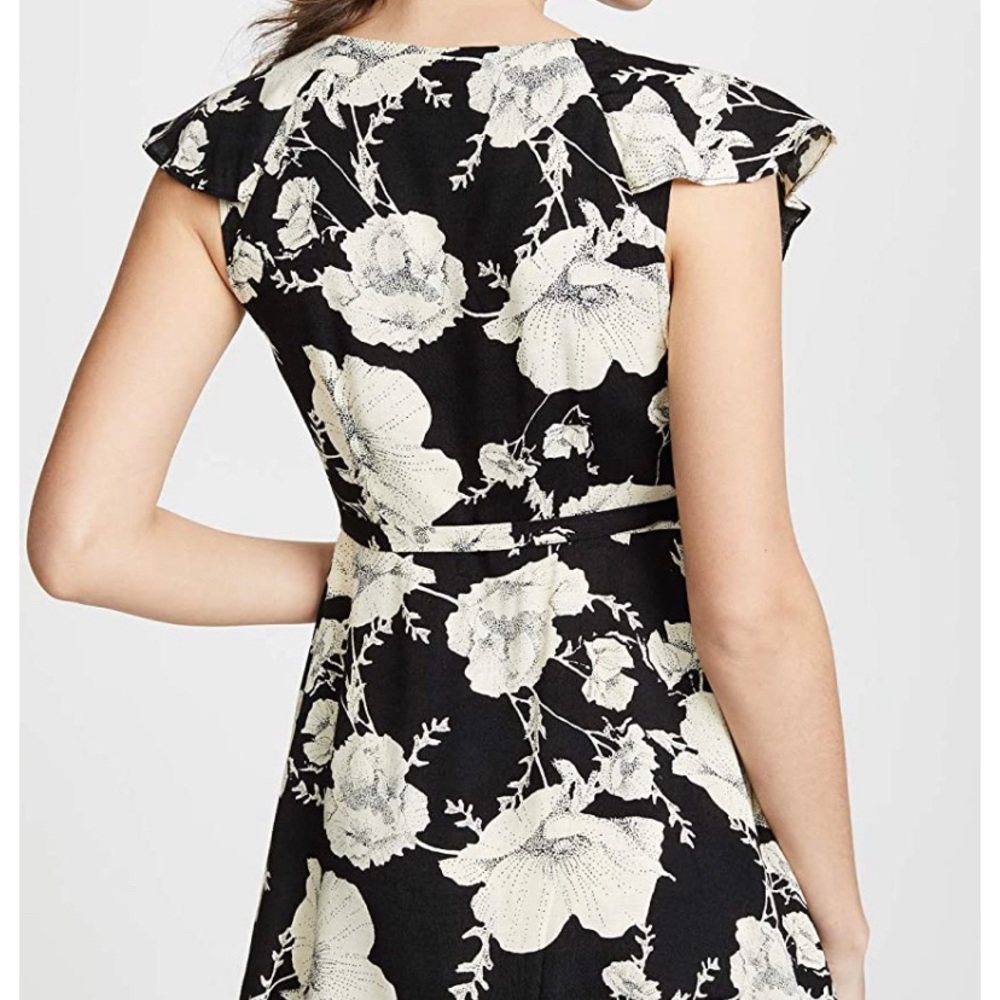 Free People French Quarter Mini Floral Wrap Dress - Picture 2 of 5